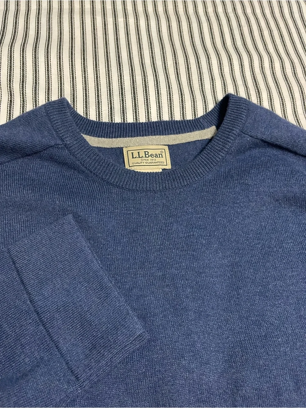L.L. Bean Men’s Crewneck Sweater - Blue